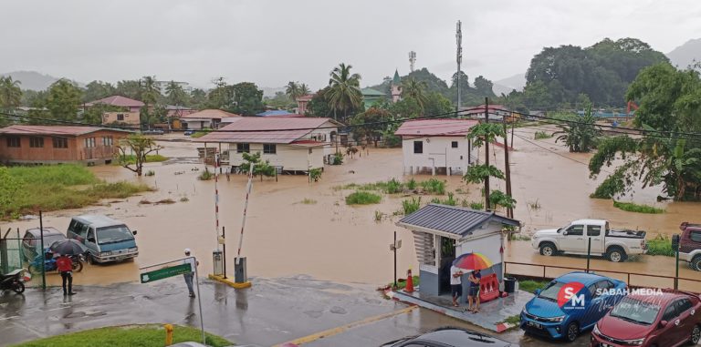 Banjir kilat landa beberapa kawasan sekitar KK, Penampang