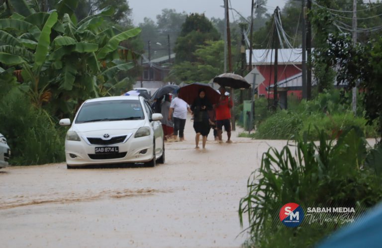 Lima bahagian di Sabah diramal berlaku banjir