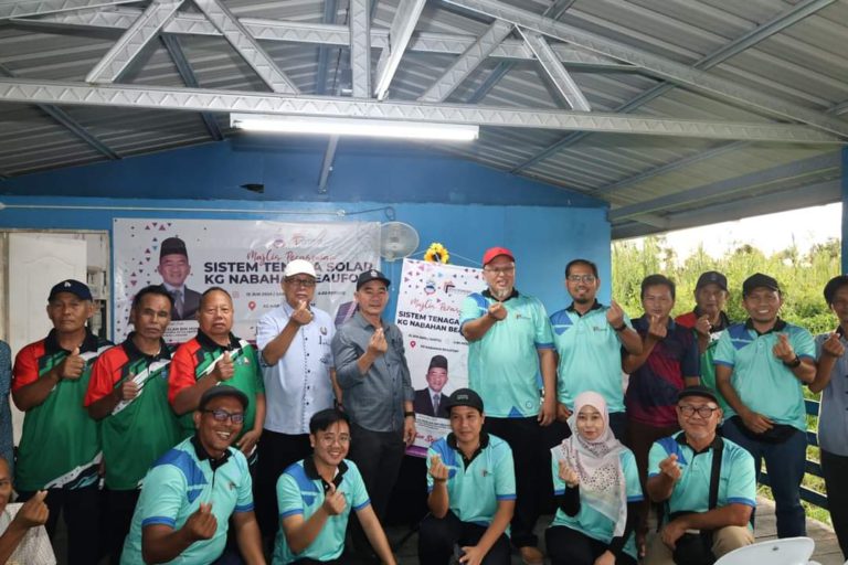 Sistem tenaga solar bantu ringan beban penduduk Kg Nabahan