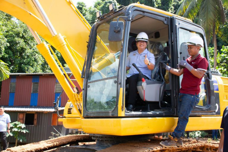 Jambatan konkrit Sungai Moyog Mukim Babagon dijangka siap 24 bulan