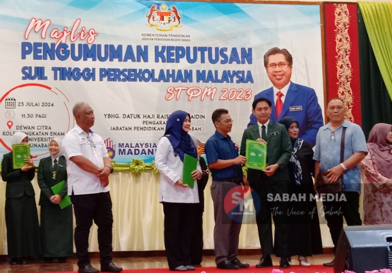 130 calon STPM 2023 di Sabah dapat PNGK 4.00