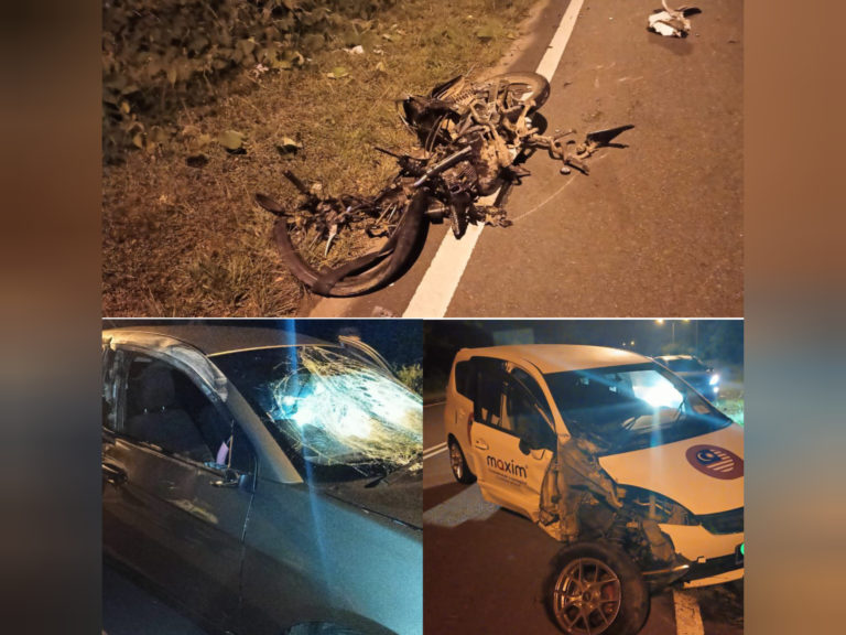 Penunggang motosikal maut, tiga cedera ringan