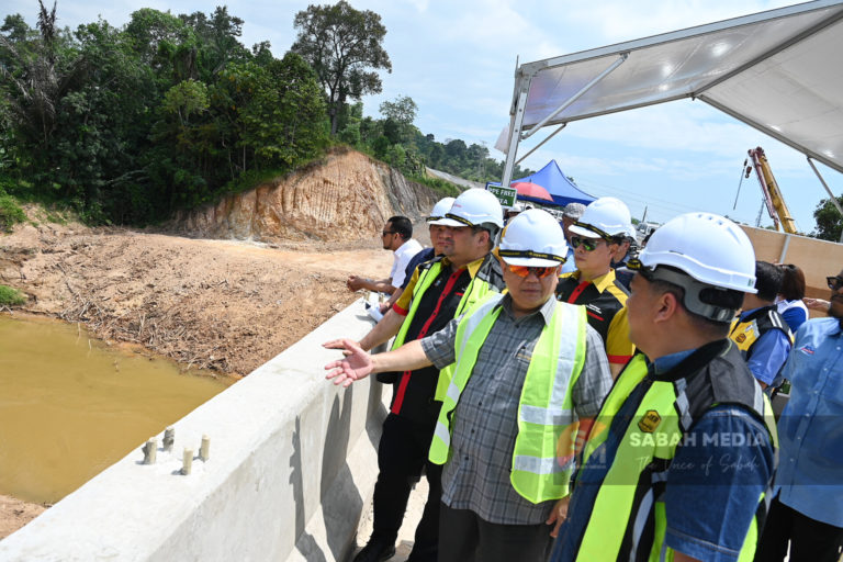 77.41 peratus kemajuan keseluruhan projek LPB Sabah Fasa 1A – Alexander