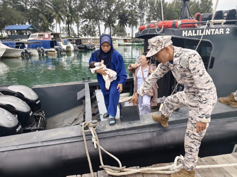 Maritim Malaysia Kudat bantu selamatkan nyawa bayi berusia tiga hari