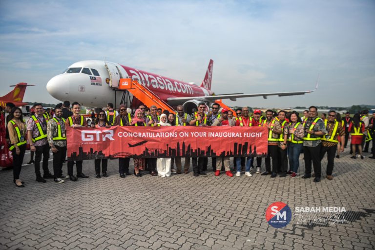 AirAsia kembali beroperasi di Lapangan Terbang Subang,  penerbangan pertama ke Sabah & Sarawak