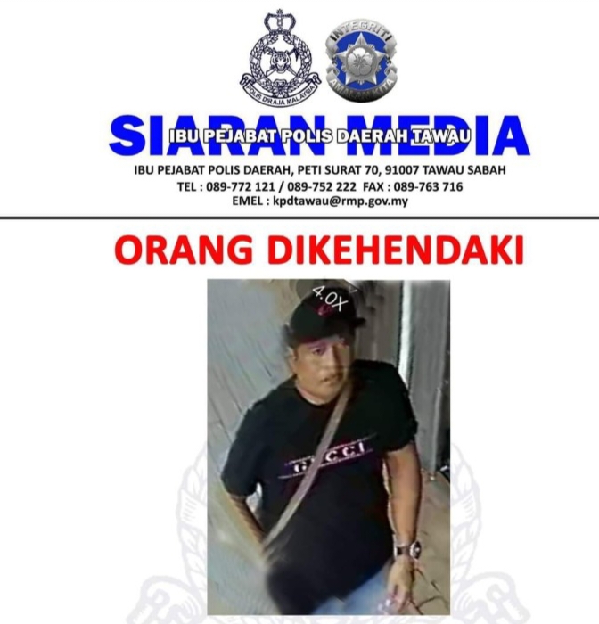 Polis buru individu terlibat kes curi di Tawau