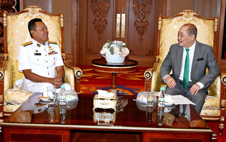 Hajiji terima kunjungan KP Maritim Malaysia