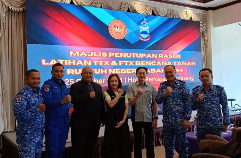 NDRC UMS aktif sertai latihan pengoperasian bencana tanah runtuh