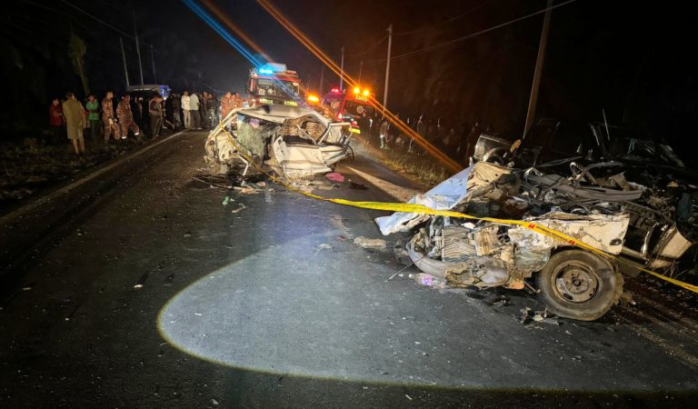Kemalangan jalan raya ragut tiga nyawa di Lahad Datu