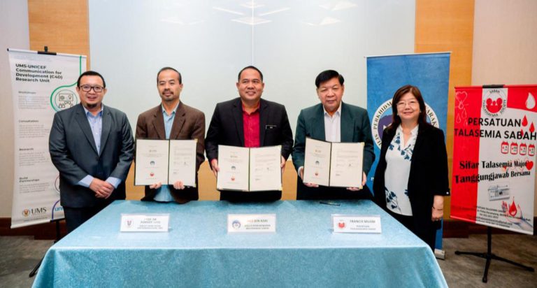 Tiga organisasi jalin kerjasama strategik tingkatkan kesedaran & tindakan berkait talasemia