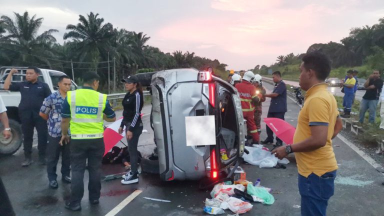 Dua maut, 4 cedera terlibat dalam nahas jalan raya di Batu 32, Bukit Garam