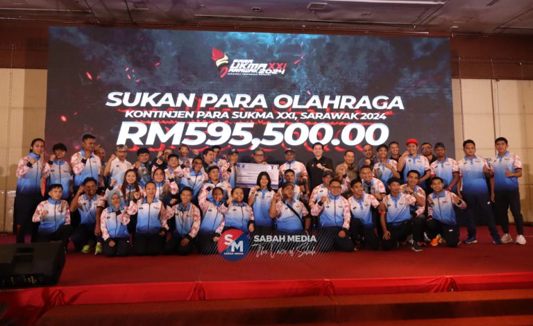 Kontinjen Para SUKMA Sabah terima insentif lebih RM1.1 juta
