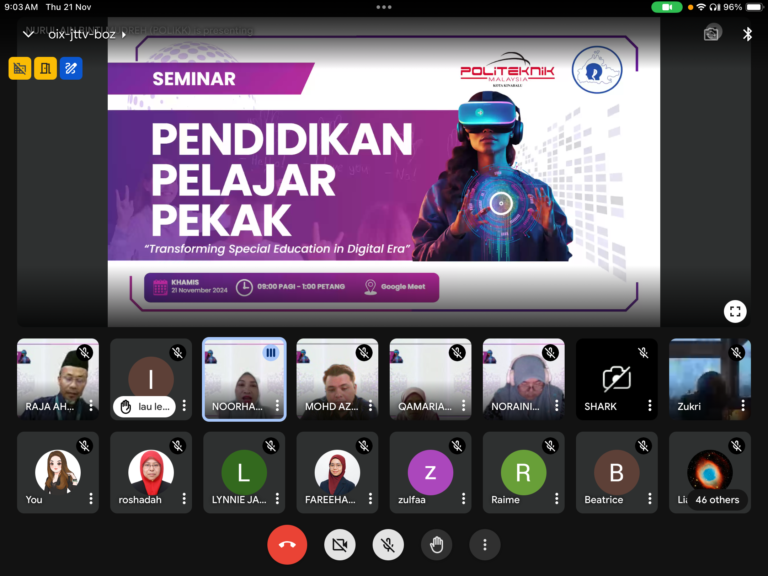 83 sertai seminar pendidikan pelajar pekak