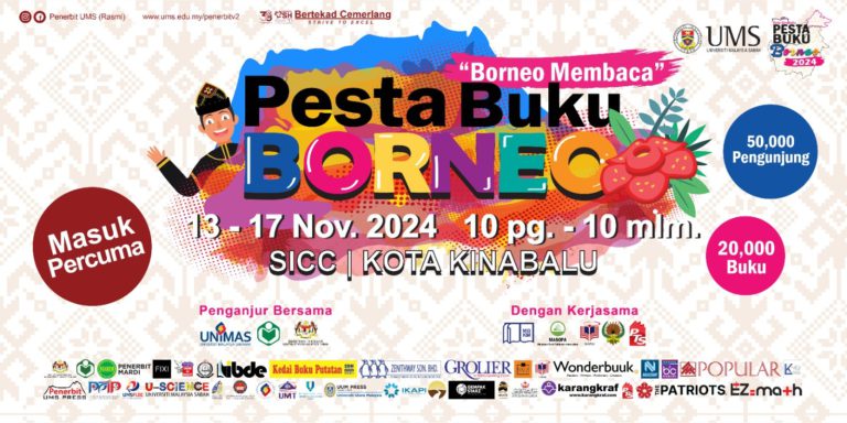 Orang ramai dipelawa hadir meriahkan Pesta Buku Borneo 2024