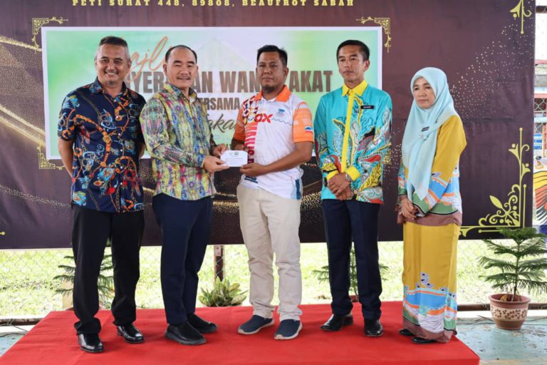147 murid SK Weston terima wang zakat