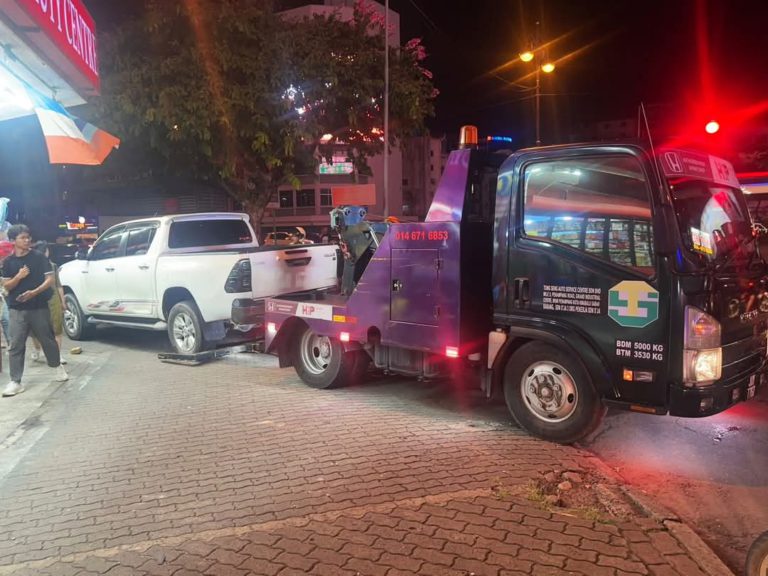 Lima kenderaan ditunda dalam Ops Tunda Khas DBKK