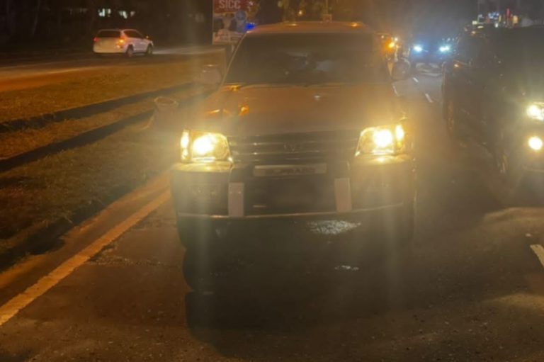 Pejalan kaki maut dilanggar kenderaan pacuan 4 roda di Penampang