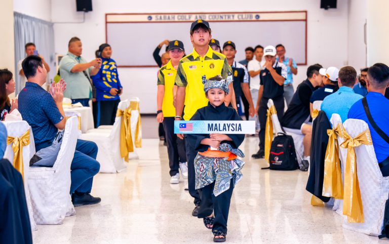 Persaingan Hebat Pusingan 1, Golf Amatur Terbuka Malaysia Ke-120 di Sabah