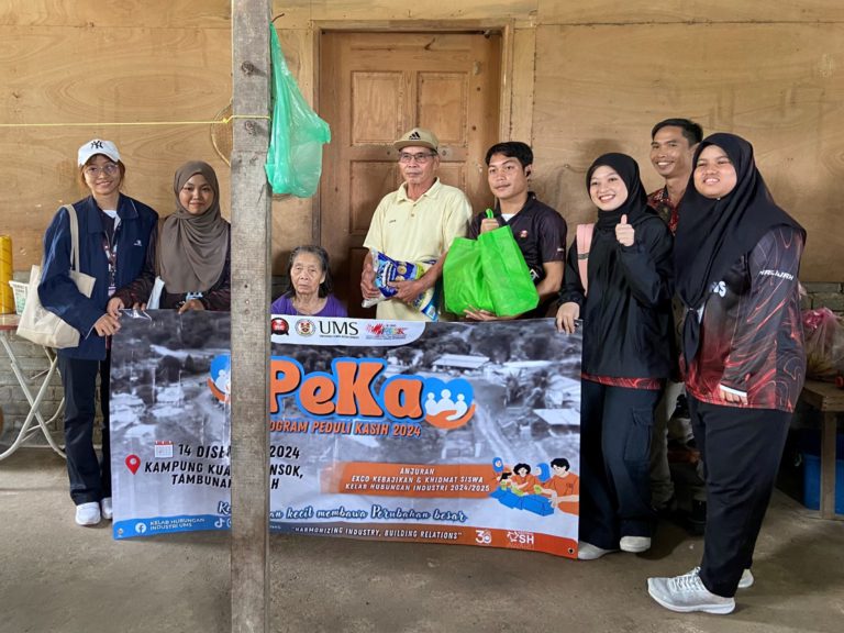 Siswa UMS santuni komuniti kampung di Tambunan