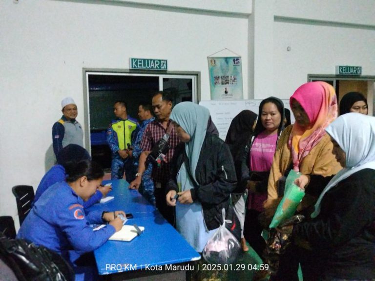Banjir Sabah : 127 penduduk dipindahkan ke dua PPT di Kota Marudu