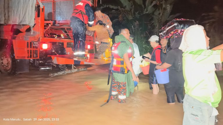 Banjir Sabah : 2,260 mangsa banjir dipindahkan ke 17 PPS