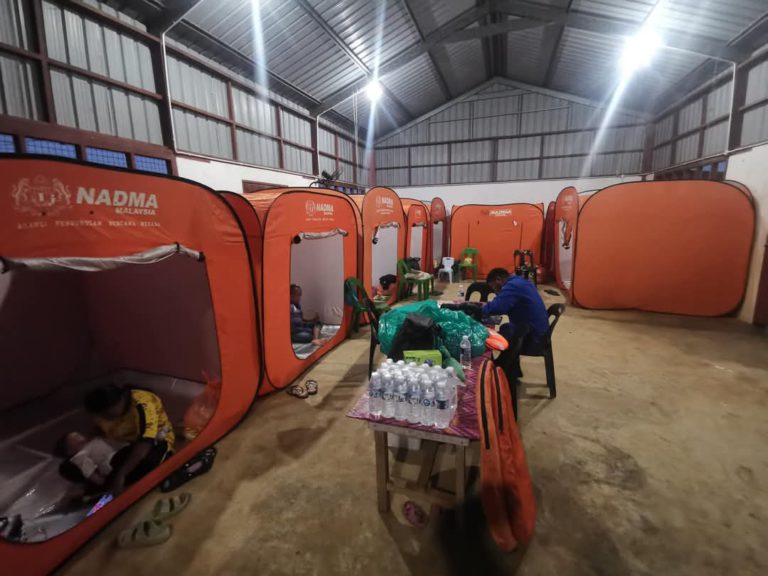 Banjir Sabah : Mangsa terjejas meningkat kepada 262 orang