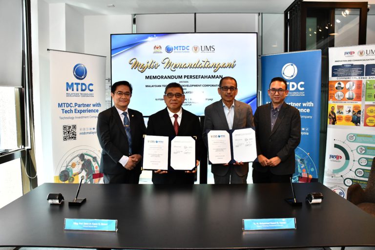 UMS, MTDC meterai MoU dalam memperkasa penyelidikan, keusahawanan teknologi