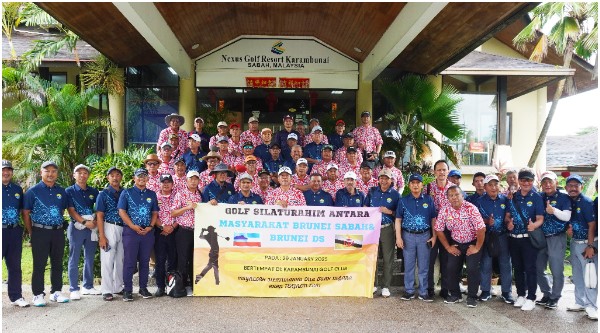 Kejohanan Golf Silaturahim kukuhkan hubungan masyarakat Brunei Sabah & Brunei Darussalam