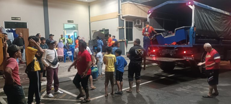 Banjir Sabah : 319 mangsa dipindahkan di tiga PPS