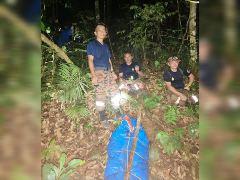 Mayat ditemui di puncak bukit dipercayai rakan mangsa yang hilang