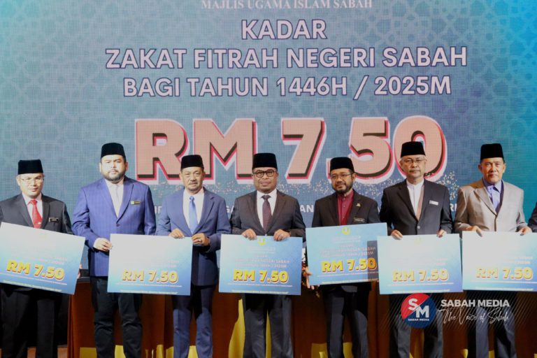 Kadar zakat fitrah di Sabah kekal RM7.50
