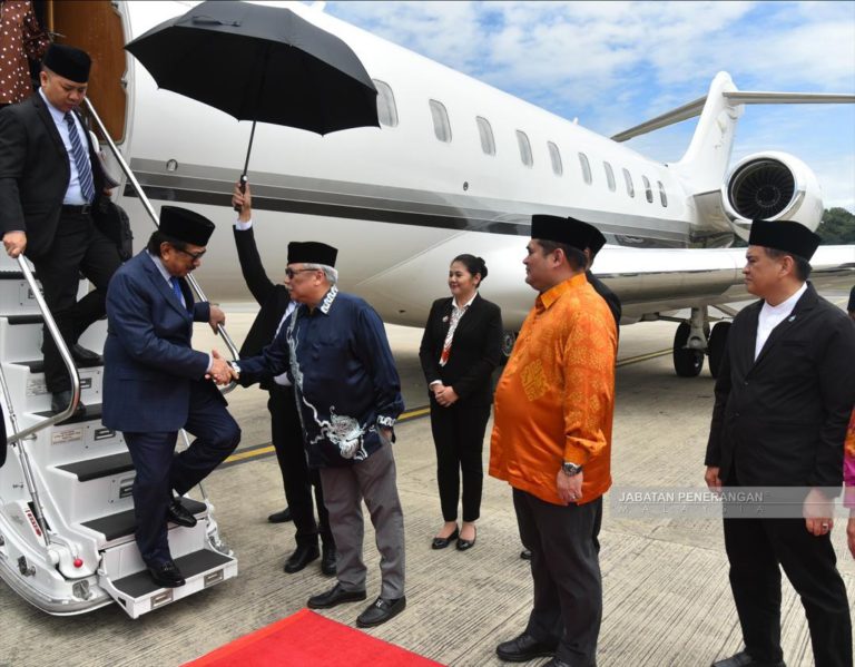 Tun Musa selamat tiba di ibu negeri