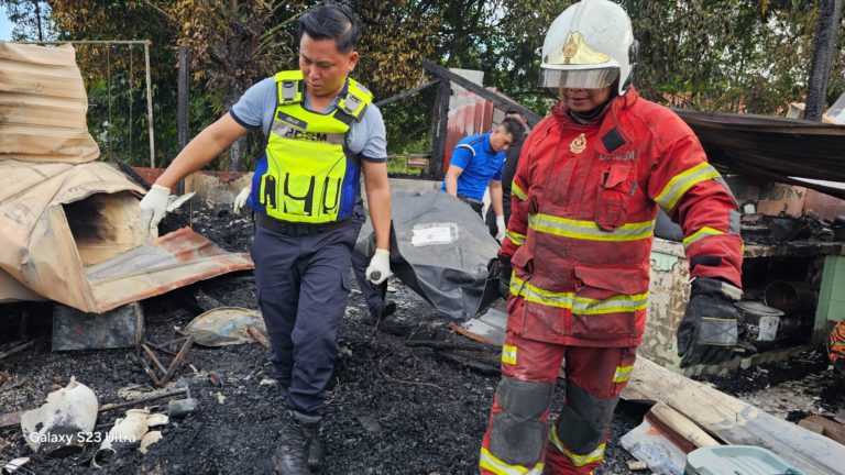 Dua disahkan maut dalam kebakaran rumah di Kg Limbanak