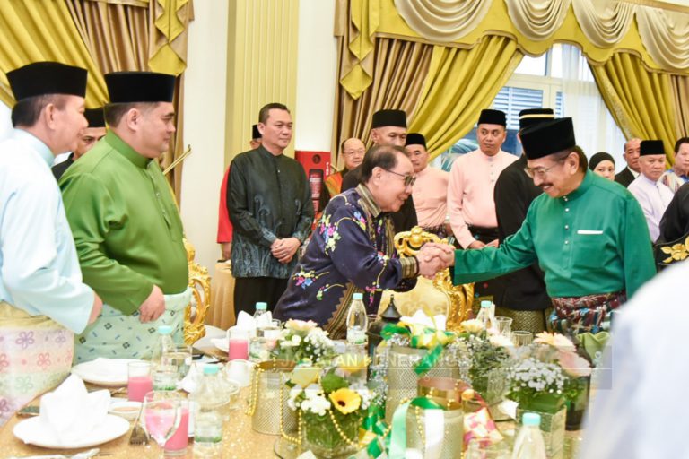 Sambutan Aidilfitri Istana Seri Kinabalu meriah