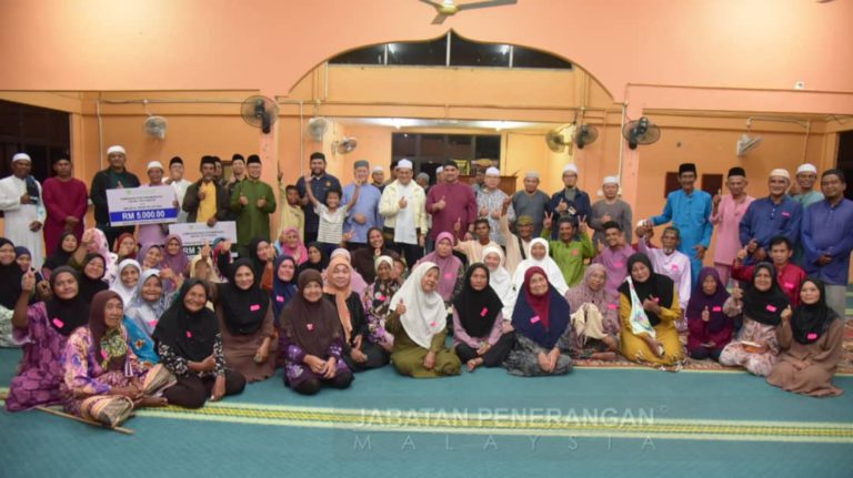 60 asnaf, 10 masjid dan surau terima sumbangan