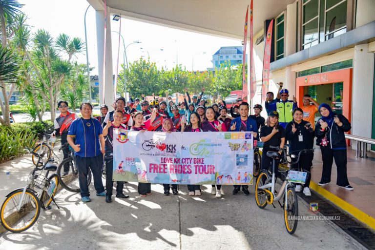 34 peserta sertai ‘KK Love Bike: Free Ride Tour and KK Harmony Ride’
