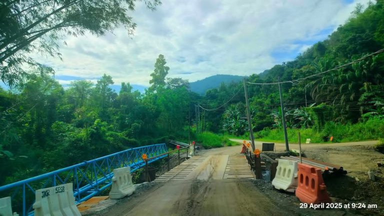 Jambatan sementara Sungai Bawang dibuka mulai hari ini – JKR Sabah