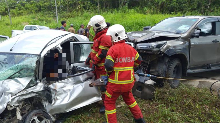 2 cedera parah, 6 cedera ringan dalam kemalangan di Kinabatangan