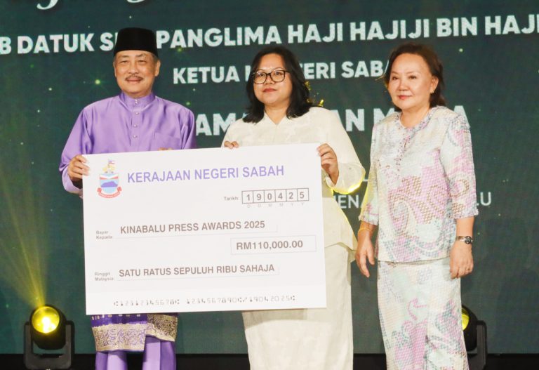 Kerajaan negeri sumbang RM110,000 untuk Anugerah Kewartawanan Kinabalu