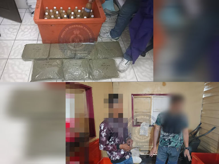 Lelaki ditahan miliki tujuh kilogram serbuk daun dan air ketum