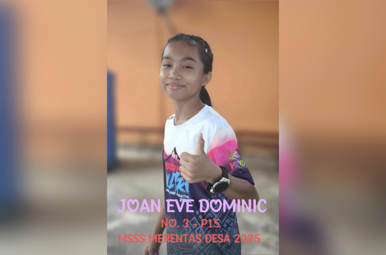 Joan Eve ukir kejayaan, layak ke MSSM merentas desa 2025