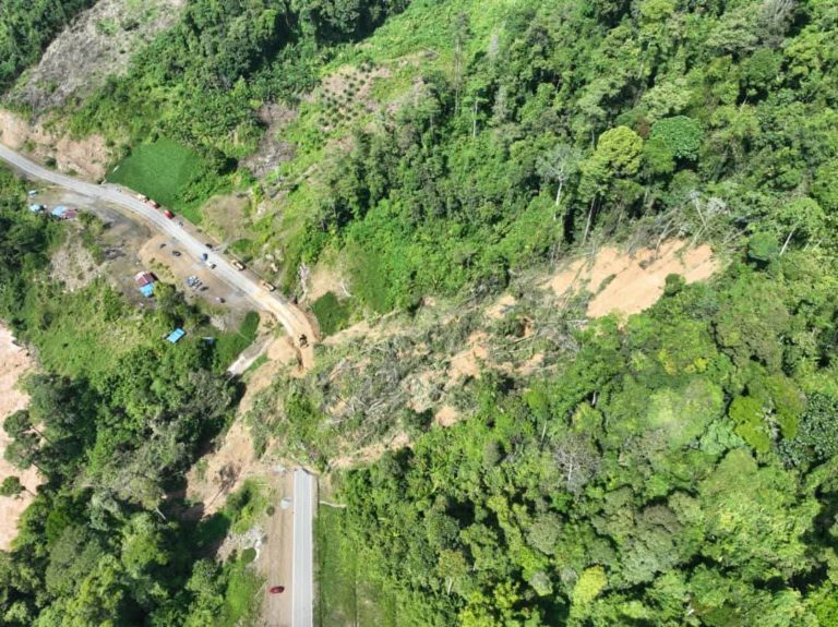 Tanah runtuh di Jalan Sepulot–Pagalungan, tiada laluan alternatif