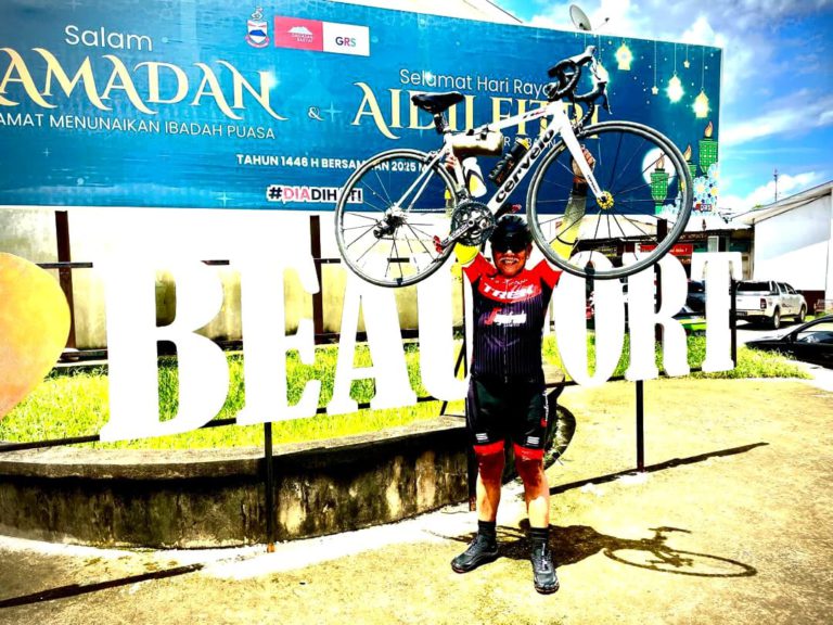 Octogenarian riding for charity cause