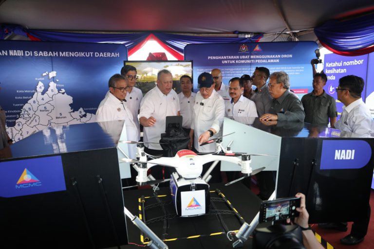 SKMM perkenal projek perintis penghantaran ubat-ubatan guna dron di Tawau
