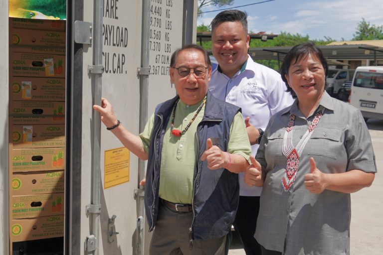 Projek Nanas MD2 di Beaufort capai kejayaan eksport pertama ke Singapura