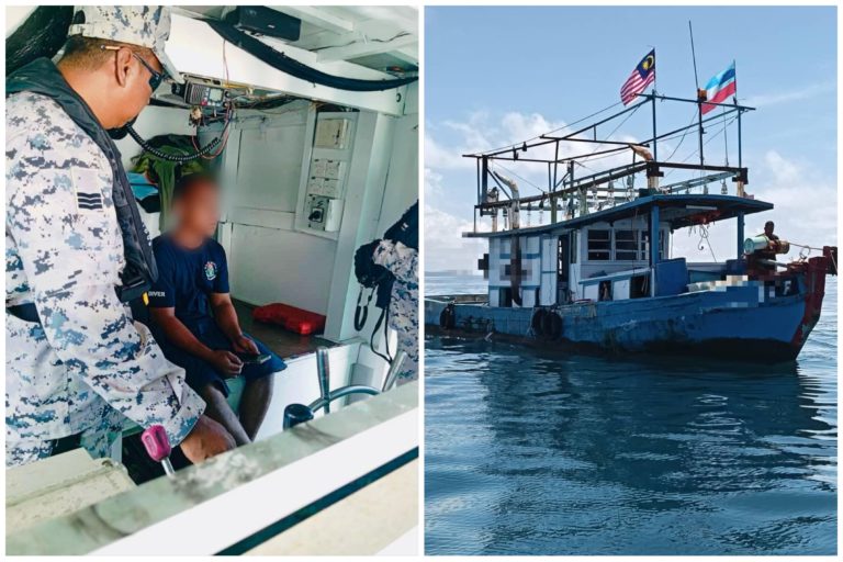 Bot nelayan asing ditahan di perairan Felda Sahabat