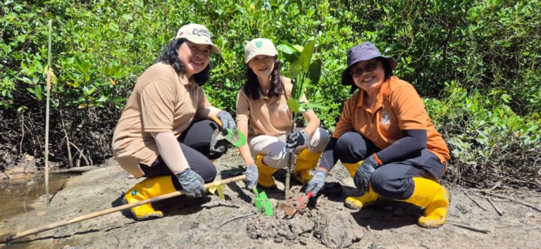 850 pokok bakau ditanam di kawasan tanah lembab KKIP