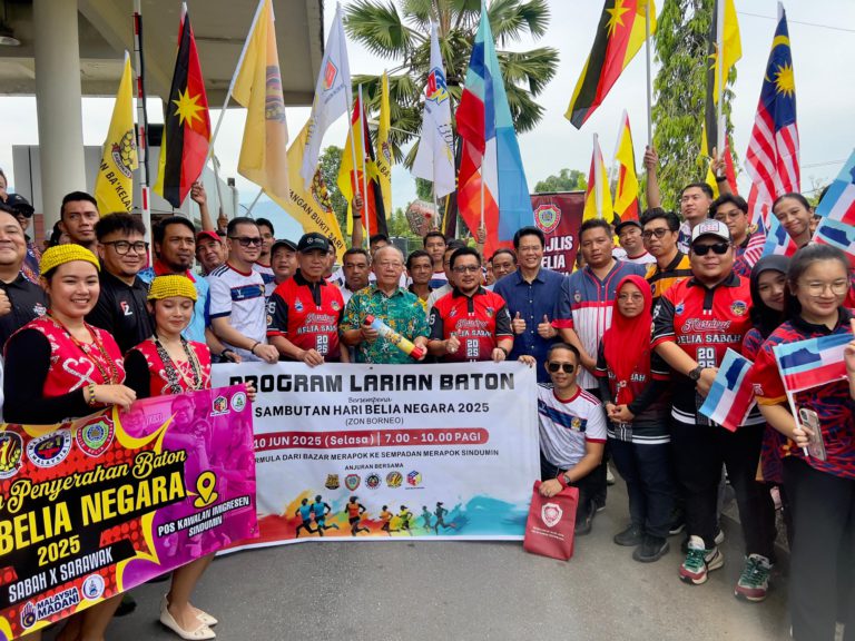 Penyerahan Baton Hari Belia Negara di Pos Kawalan Imigresen Sindumin