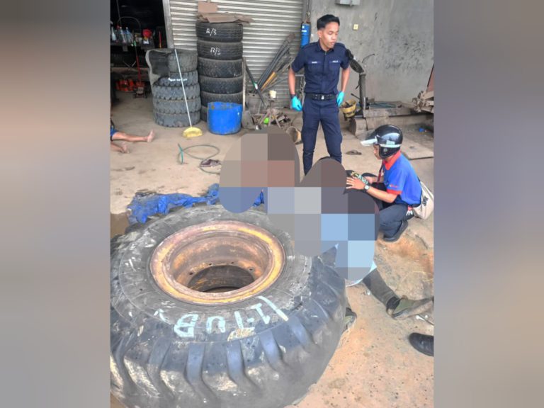 Lelaki maut terkena hentakan tayar meletup di Keningau