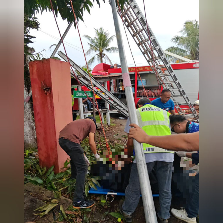 Lelaki maut terkena renjatan elektrik ketika ambil buah mangga guna batang besi